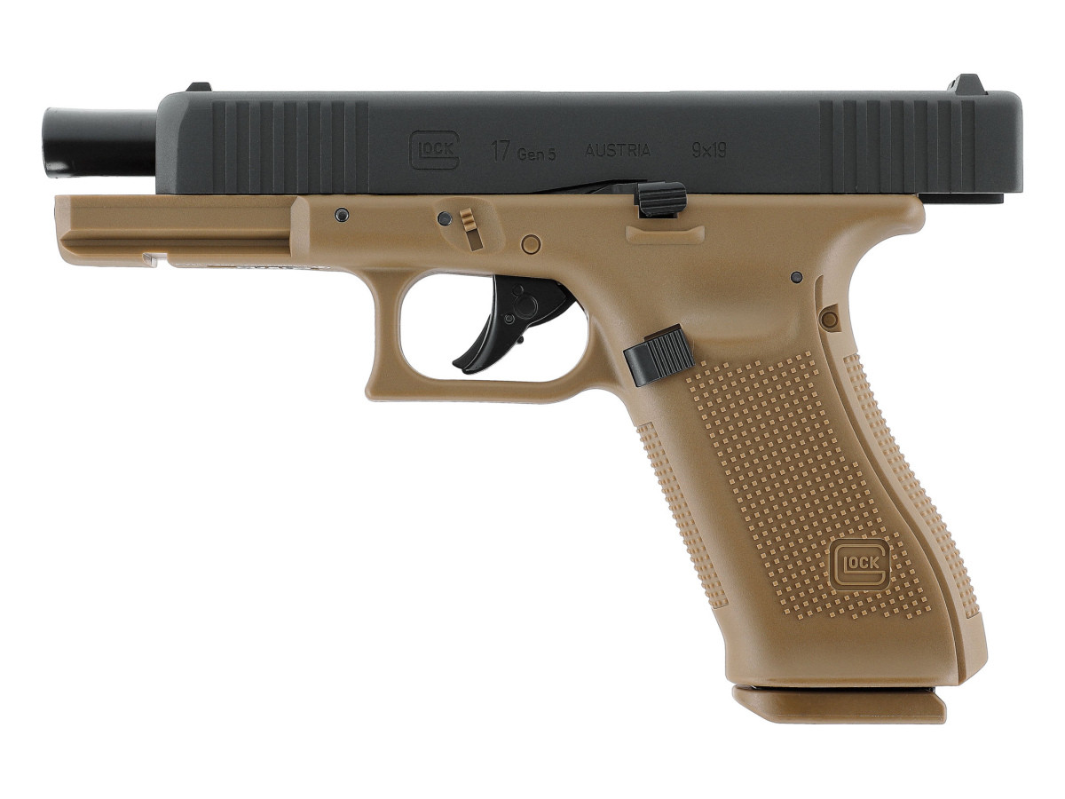 Fotografia: Pištoľ CO2 GLOCK 17 Gen5, kal. 4,5mm BB, coyote