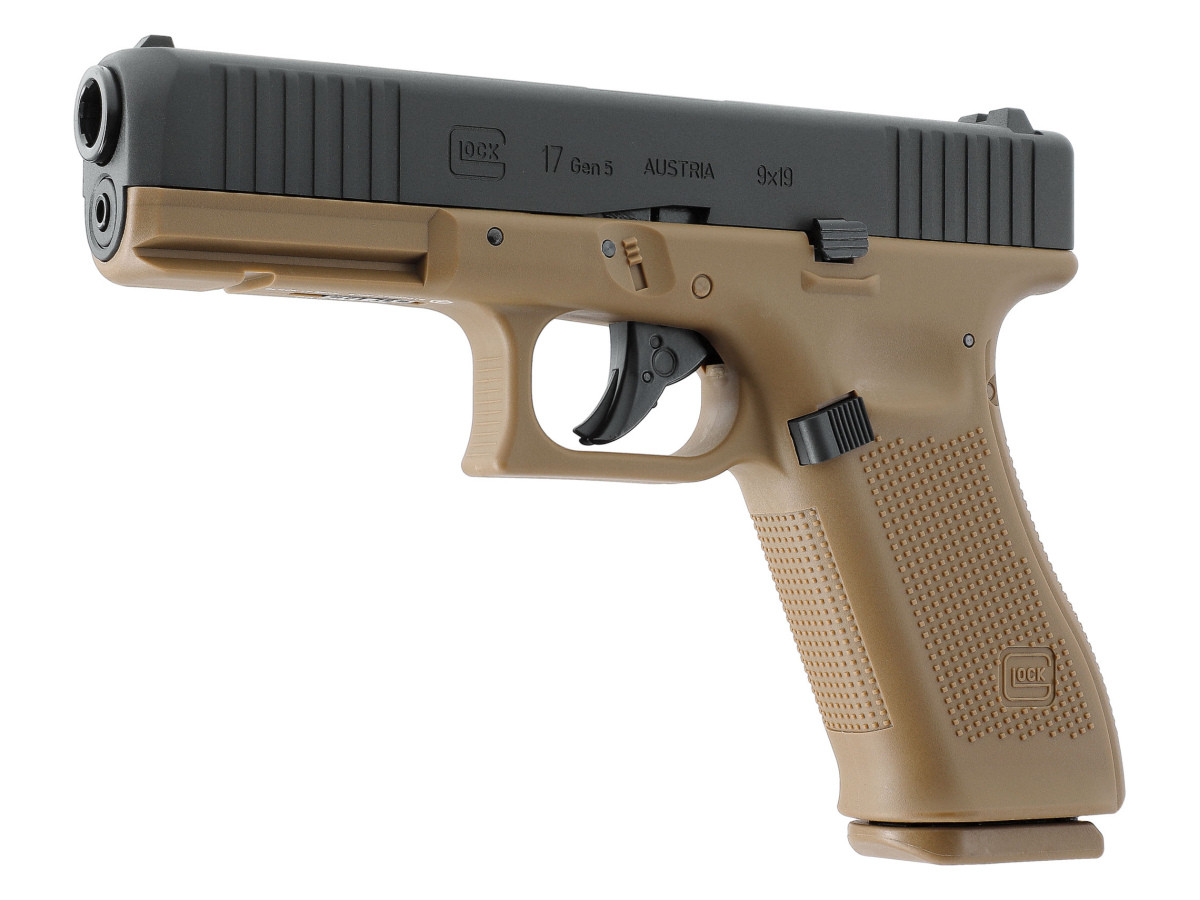 Fotografia: Pištoľ CO2 GLOCK 17 Gen5, kal. 4,5mm BB, coyote
