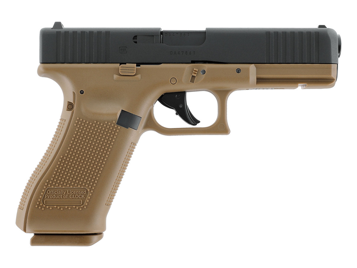 Fotografia: Pištoľ CO2 GLOCK 17 Gen5, kal. 4,5mm BB, coyote