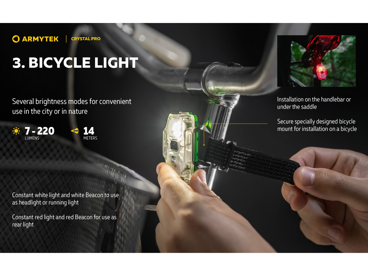 Fotografia: Armytek Crystal PRO Grey 220lm