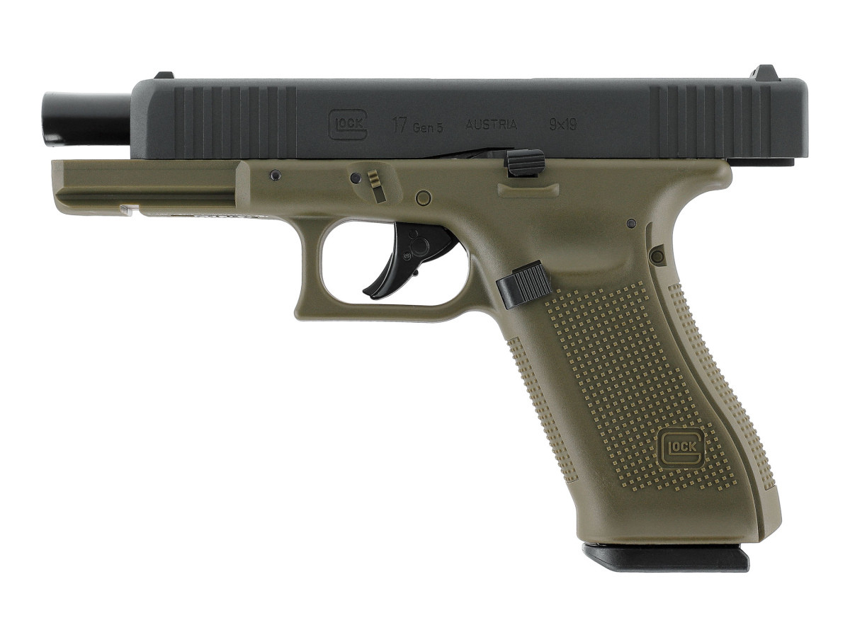 Fotografia: Pištoľ CO2 GLOCK 17 Gen5, kal. 4,5mm BB, green