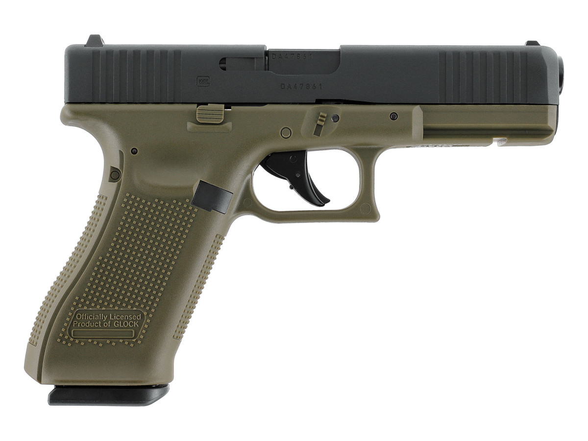Fotografia: Pištoľ CO2 GLOCK 17 Gen5, kal. 4,5mm BB, green