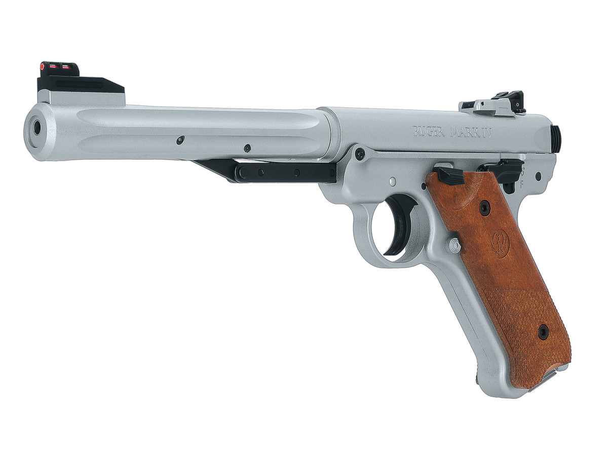 Fotografia: Vzduchová pištoľ Ruger Mark IV Stainless, kal. 4,5mm
