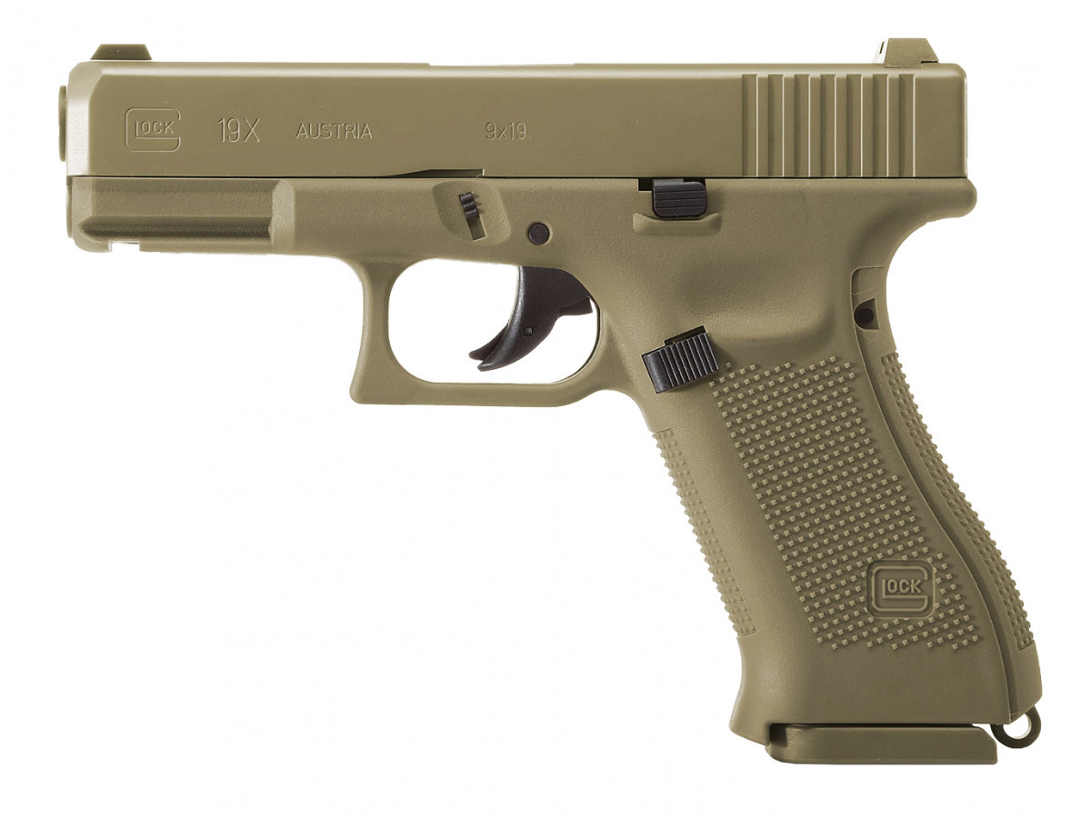 Pištoľ CO2 GLOCK 19X, kal. 4,5mm BB