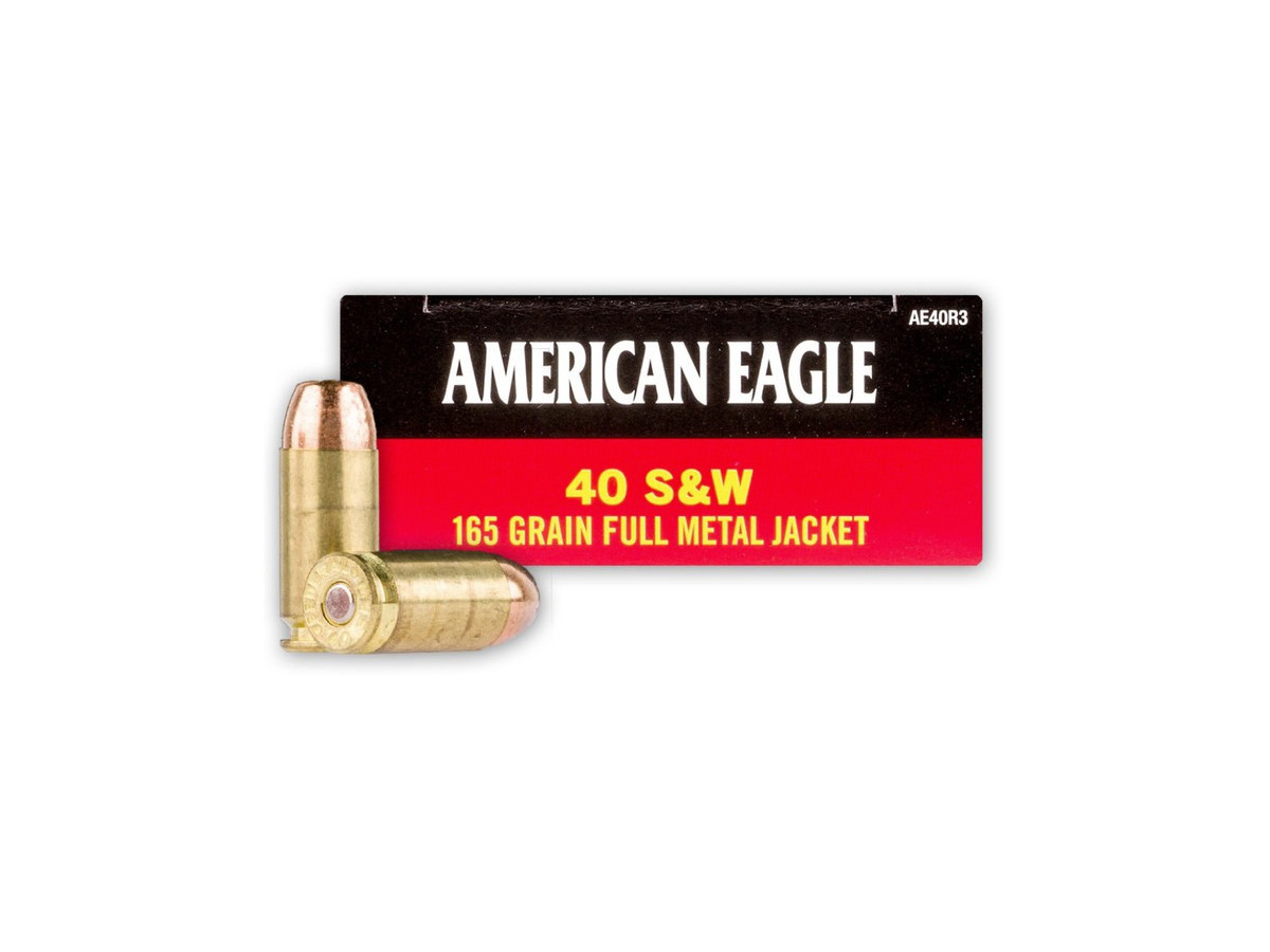 Fotografia: .40S&W American Eagle 165gr/10,69g FMJ (AE40R3)