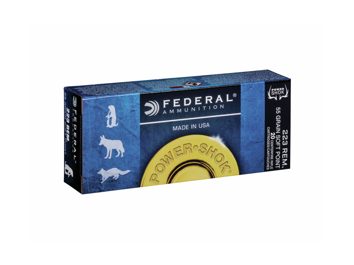 .223Rem. Federal Power-Shok 55gr/3,56g SP (223A)