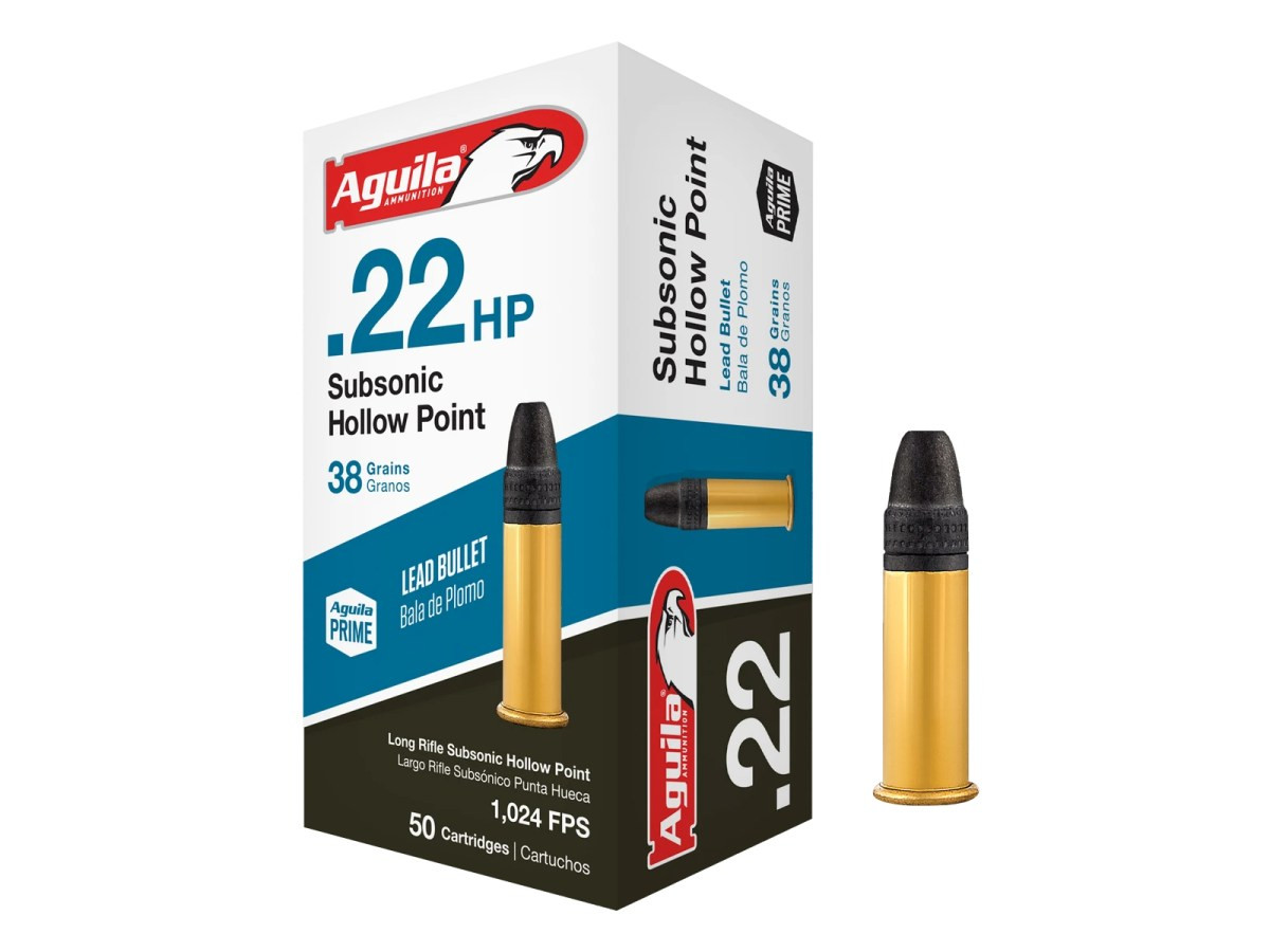 Aguila .22LR Subsonic Hollow Point 38gr/2,46g CP HP, 50 ks (1B220268)