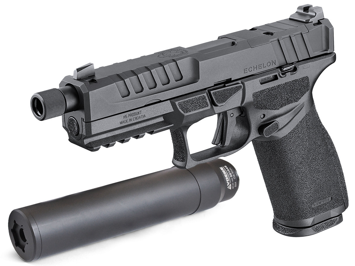 Pištoľ ECHELON 4.5F Threaded, 3-Dot Tritium, 9x19 + Tlmič Voere