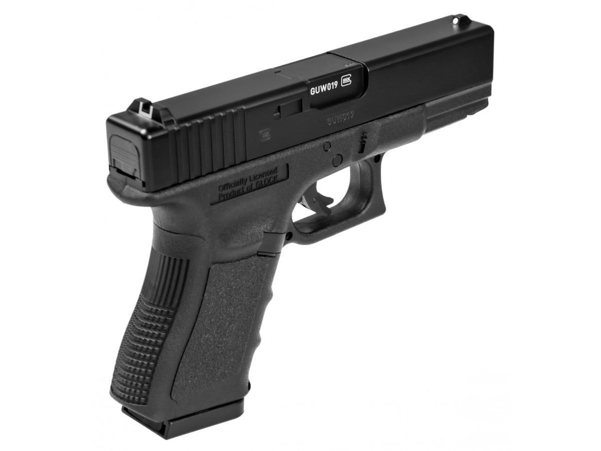 Fotografia: Airsoft. pištoľ GLOCK 19, kal. 6mm, CO2