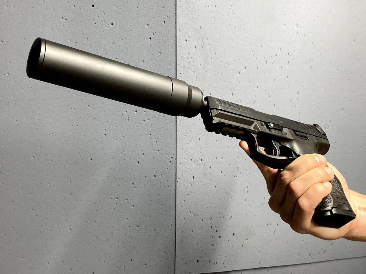 Fotografia: Voere Pistol Impulse Suppressor A082, M13,5x1 left, 9x19