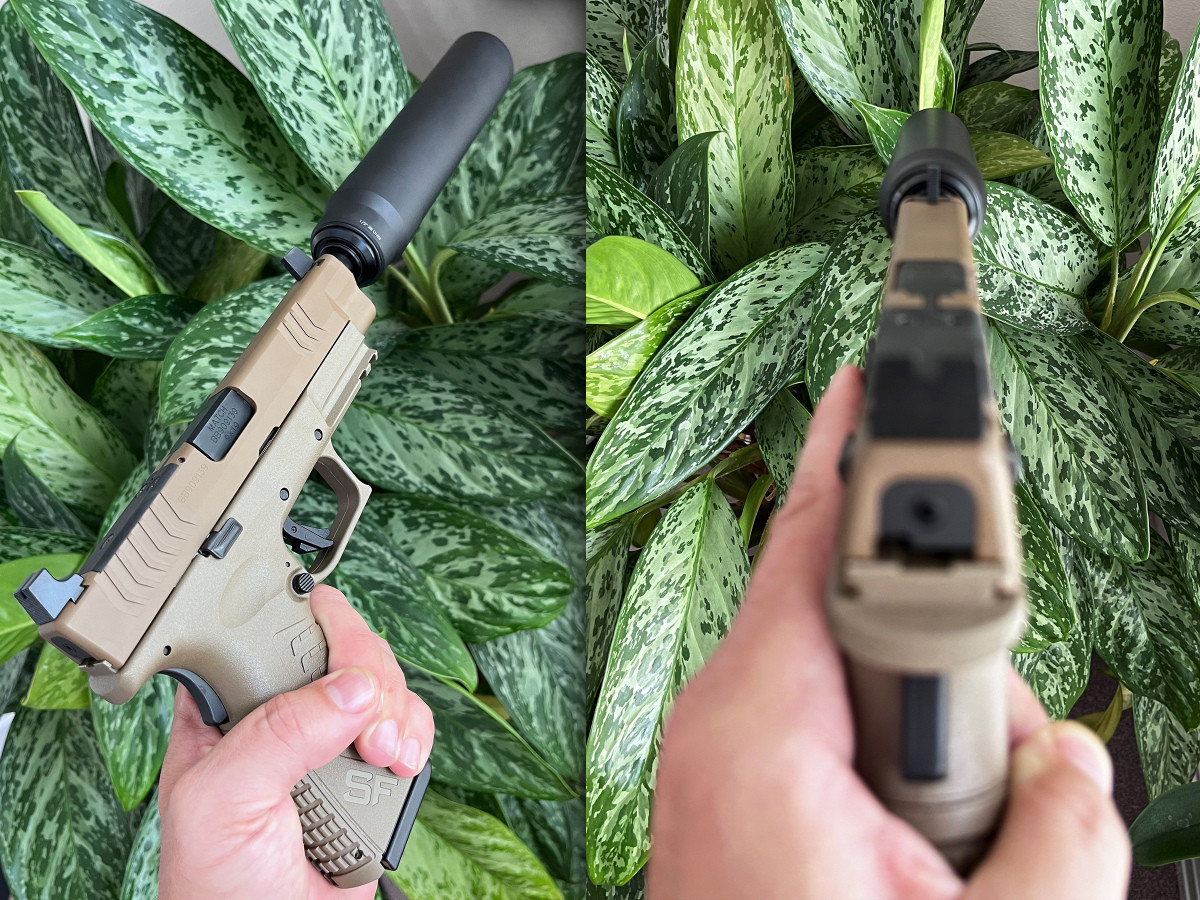 Fotografia: Voere Pistol Impulse Suppressor A082, M13,5x1 left, 9x19