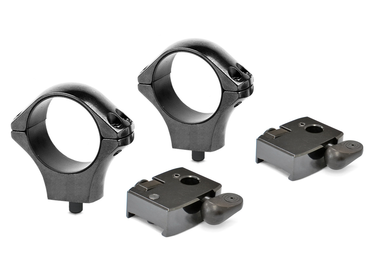 Akciový set Základne Optilock QR Tikka T3/T3x + Krúžky Optilock QR 30mm High čierne