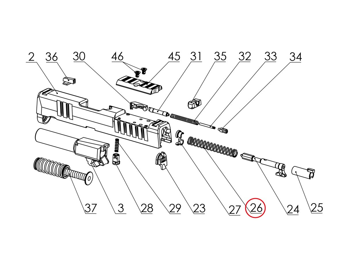 Fotografia: Pružina úderníka HELLCAT/PRO