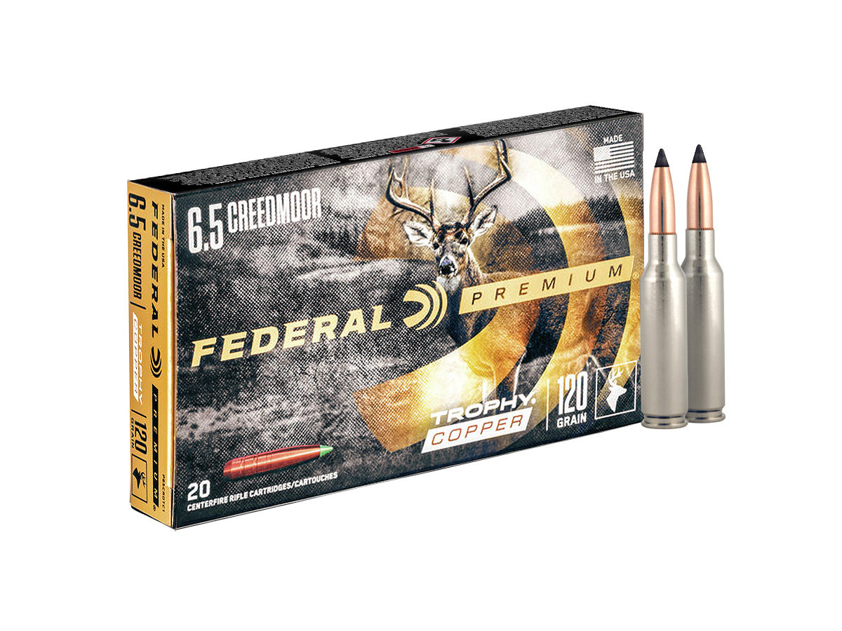 6,5 Creedmoor Federal Premium Trophy Copper 120gr/7,78g SP (P65CRDTC1)
