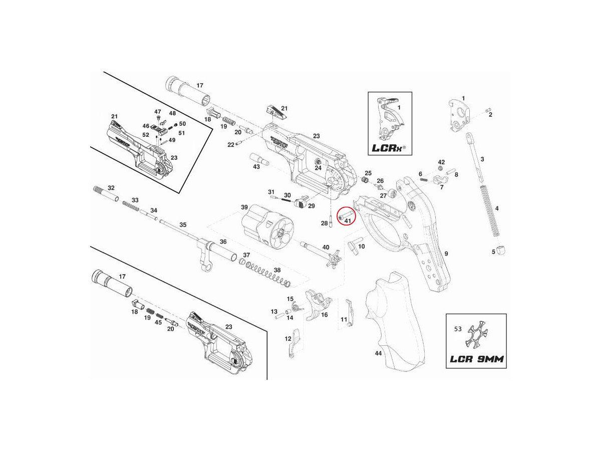 Fotografia: Fire Control Housing Screw pre Ruger LCR