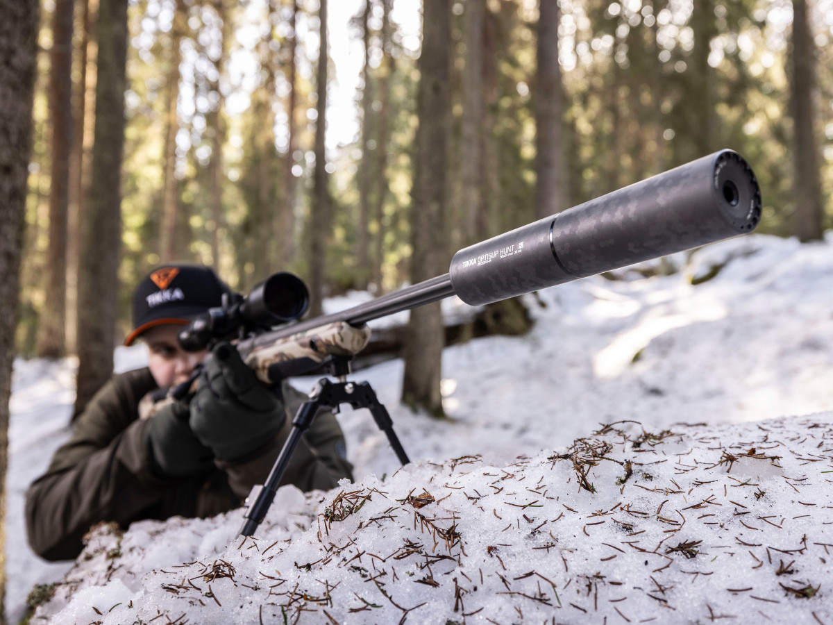 Fotografia: Tikka Optisup Hunt, 5/8-24, max. kal. .25, Polyfade Tungsten