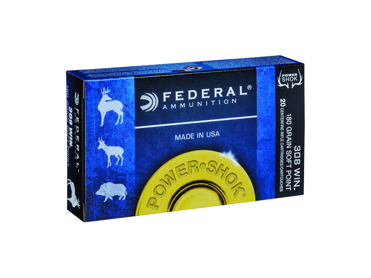 .308Win. Federal Power-Shok 180gr/11,66g SP (308B)