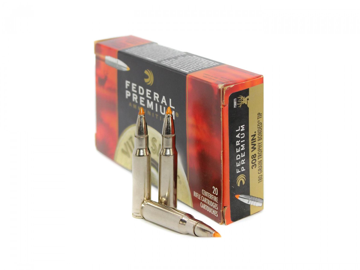 Fotografia: .308Win. Federal Premium Trophy Bonded Tip 180gr/11,66g (P308TT1)