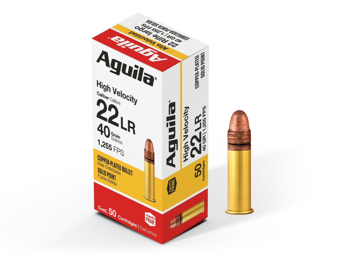 Aguila .22LR High Velocity 40gr/2,59g CP Solid Point, 50 ks (1B220328/1B223700)