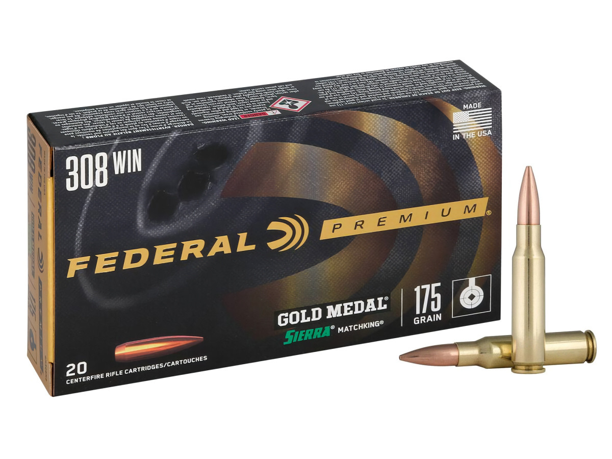 .308Win. Federal Gold Medal Sierra MatchKing 175gr/11,34g OTM (GM308M2)