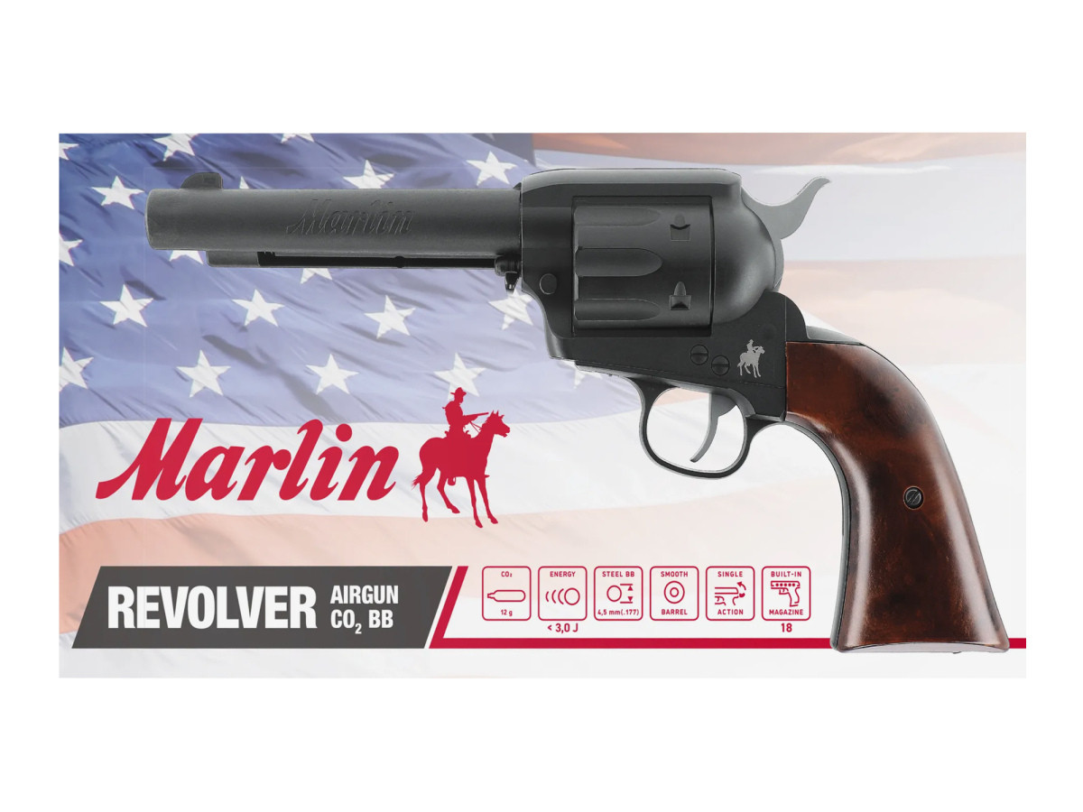Fotografia: Revolver CO2 Marlin, kal. 4,5mm BB