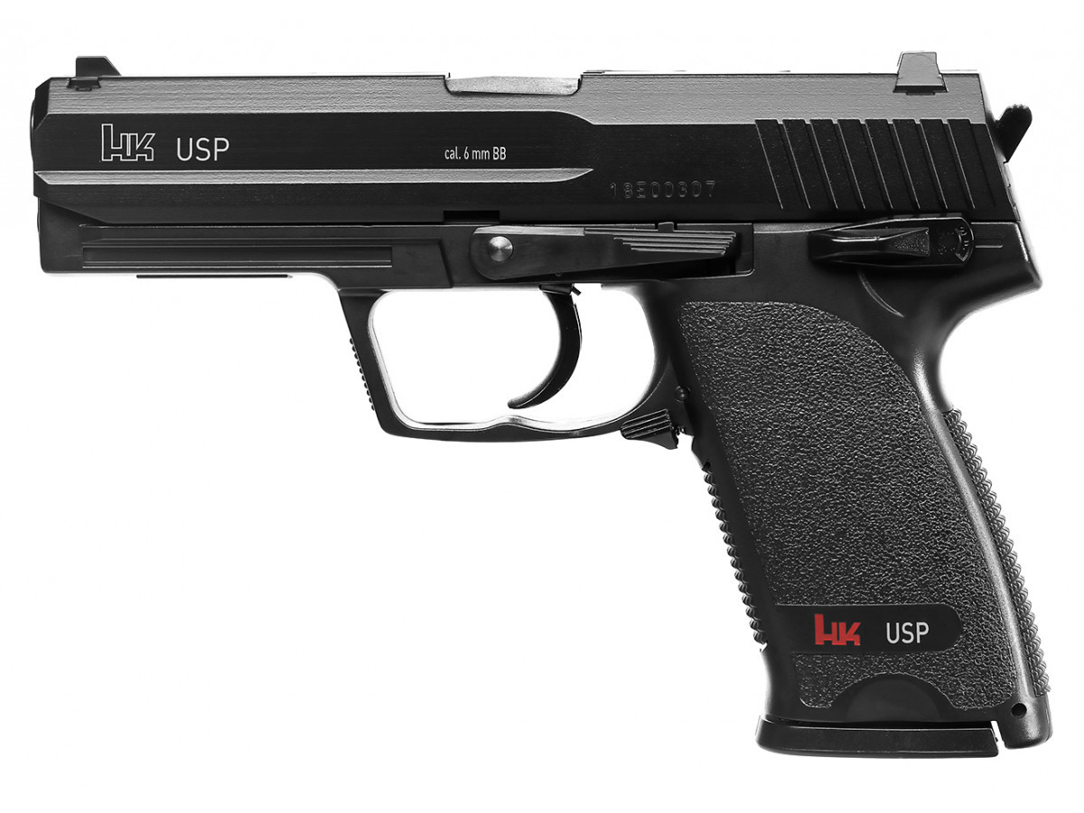 Airsoft. pištoľ Heckler & Koch USP, kal. 6mm, manuál - dekoračný predmet