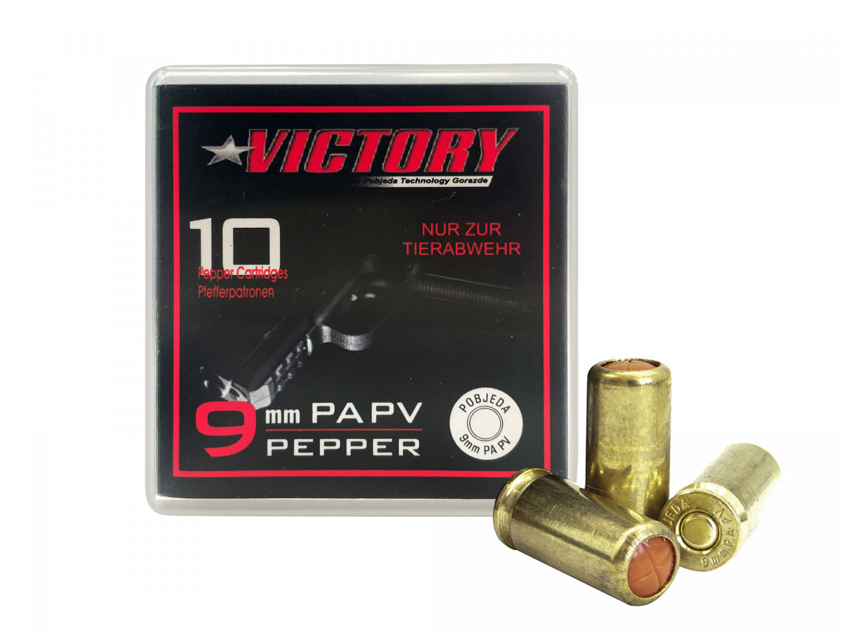 Nábojky plyn. Victory 9mm P.A. PV, 10 ks