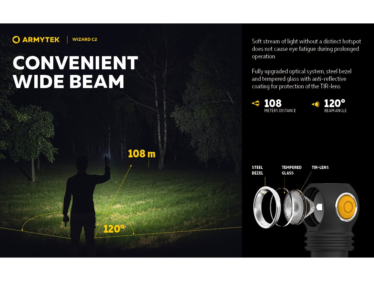 Fotografia: Armytek Wizard C2 Magnet USB 1200lm (White)