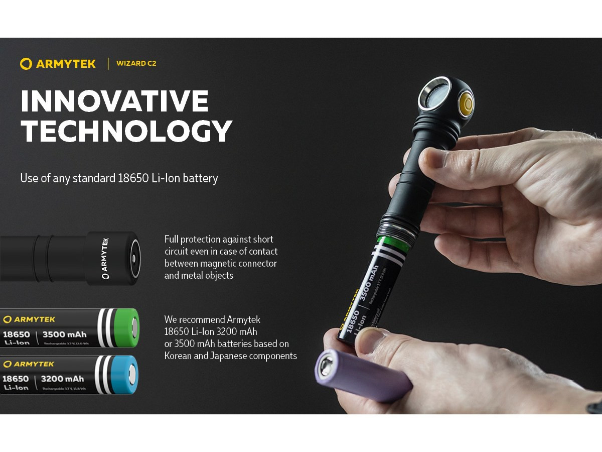 Fotografia: Armytek Wizard C2 Magnet USB 1200lm (White)