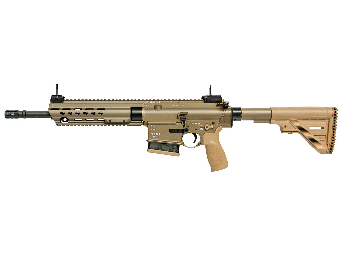 HK MR308 A3 13", kal. .308Win., Slim-Line HKey Handguard GREEN-BROWN