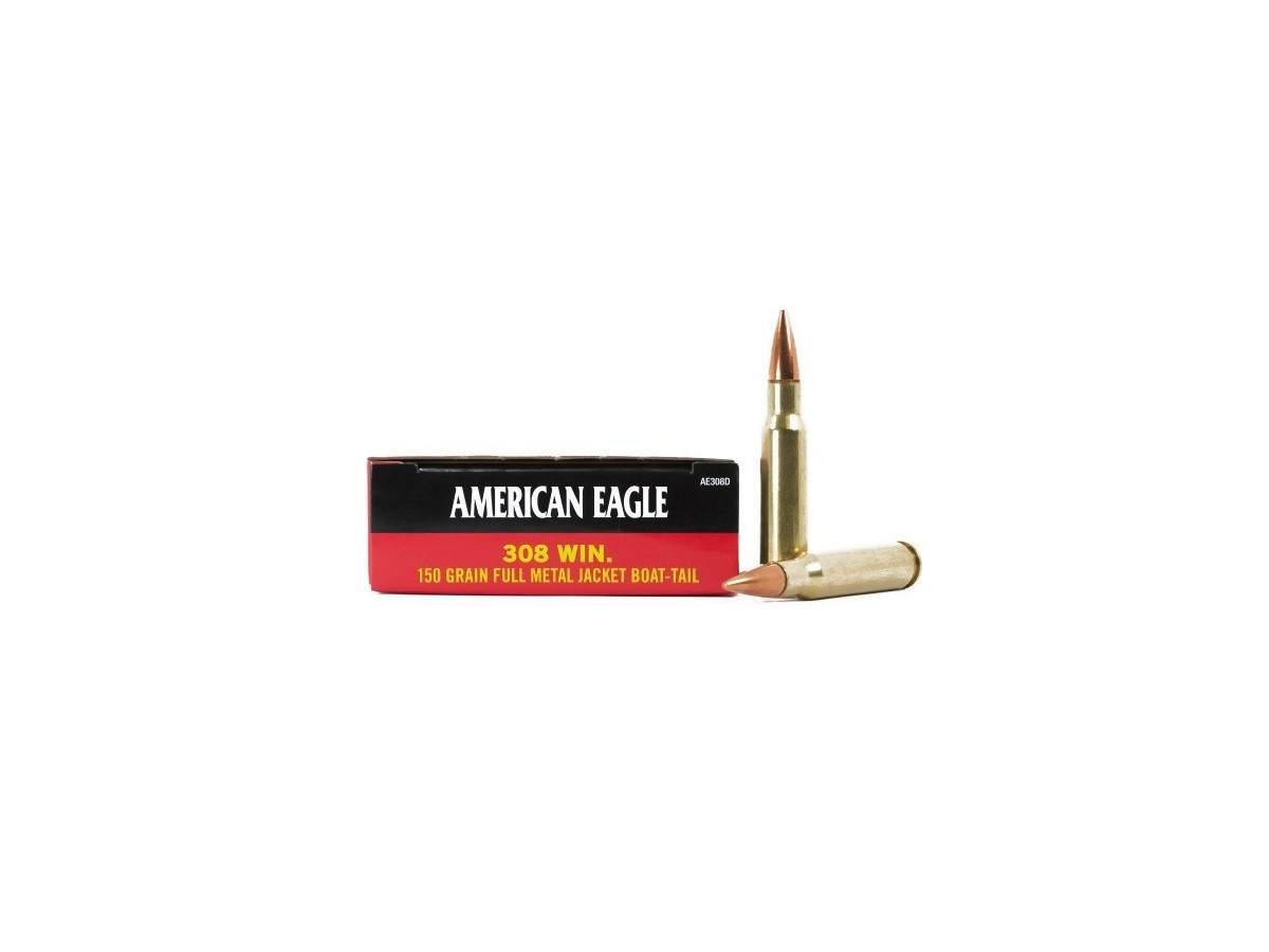 Fotografia: .308Win. American Eagle 150gr/9,72g FMJ BT (AE308D)