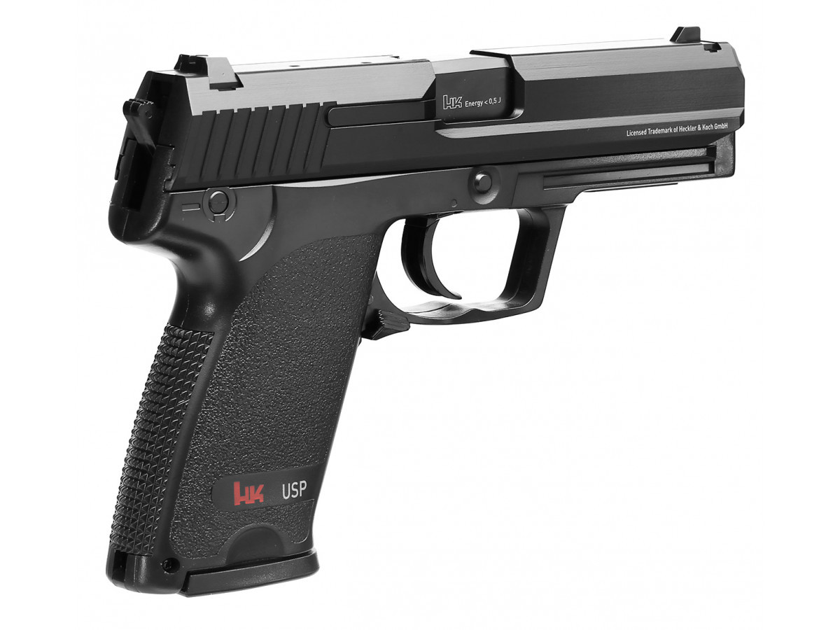 Fotografia: Airsoft. pištoľ Heckler & Koch USP, kal. 6mm, manuál - dekoračný predmet