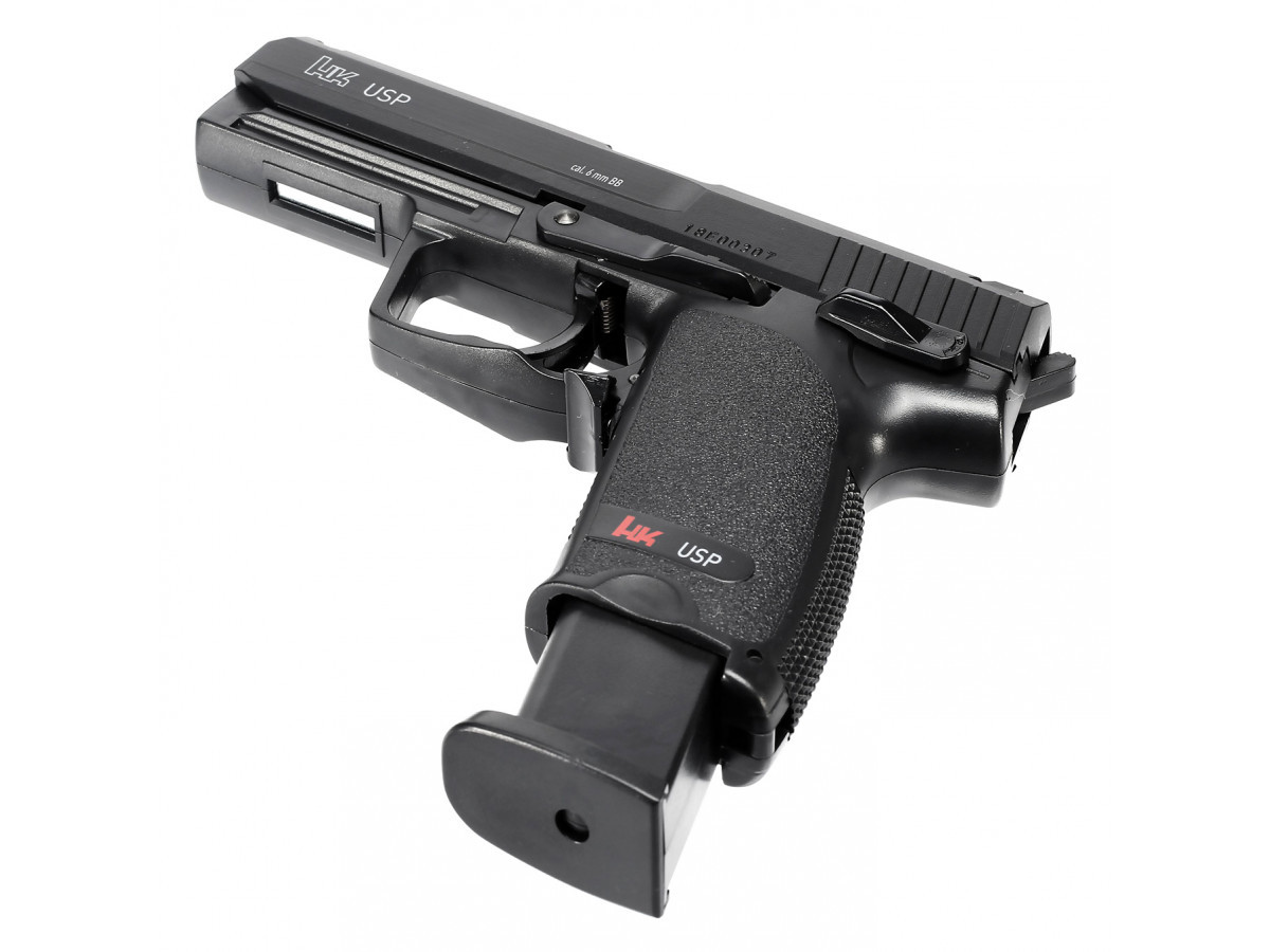 Fotografia: Airsoft. pištoľ Heckler & Koch USP, kal. 6mm, manuál - dekoračný predmet