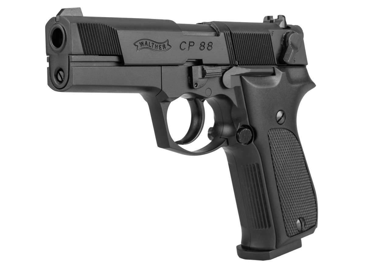 Fotografia: Pištoľ CO2 Walther CP88 čierna, kal. 4,5mm diabolo