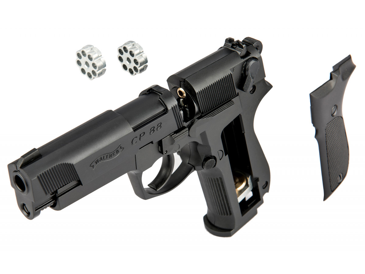 Fotografia: Pištoľ CO2 Walther CP88 čierna, kal. 4,5mm diabolo