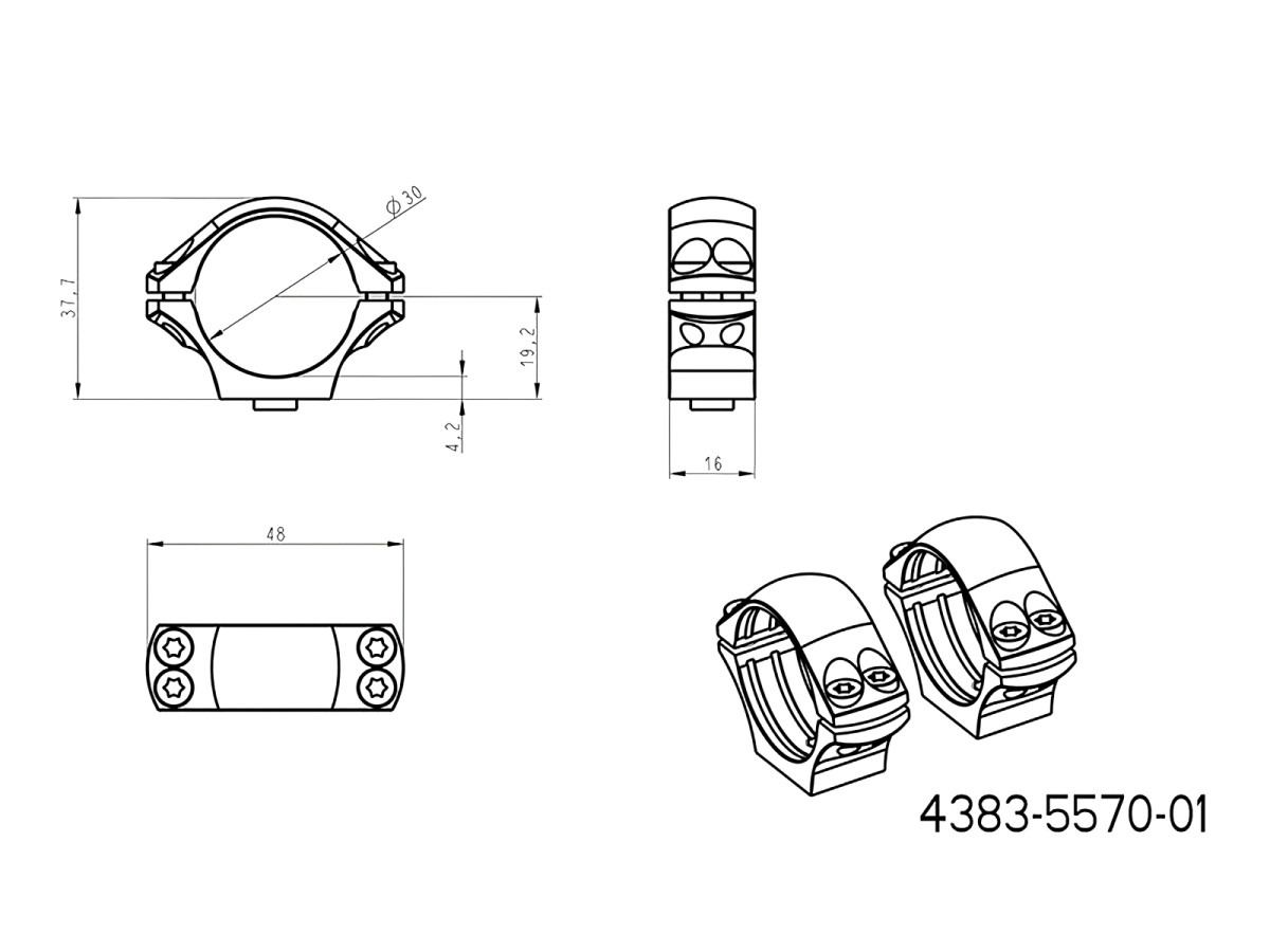 Fotografia: Krúžky JKN UNI 30mm, výška 19,2mm