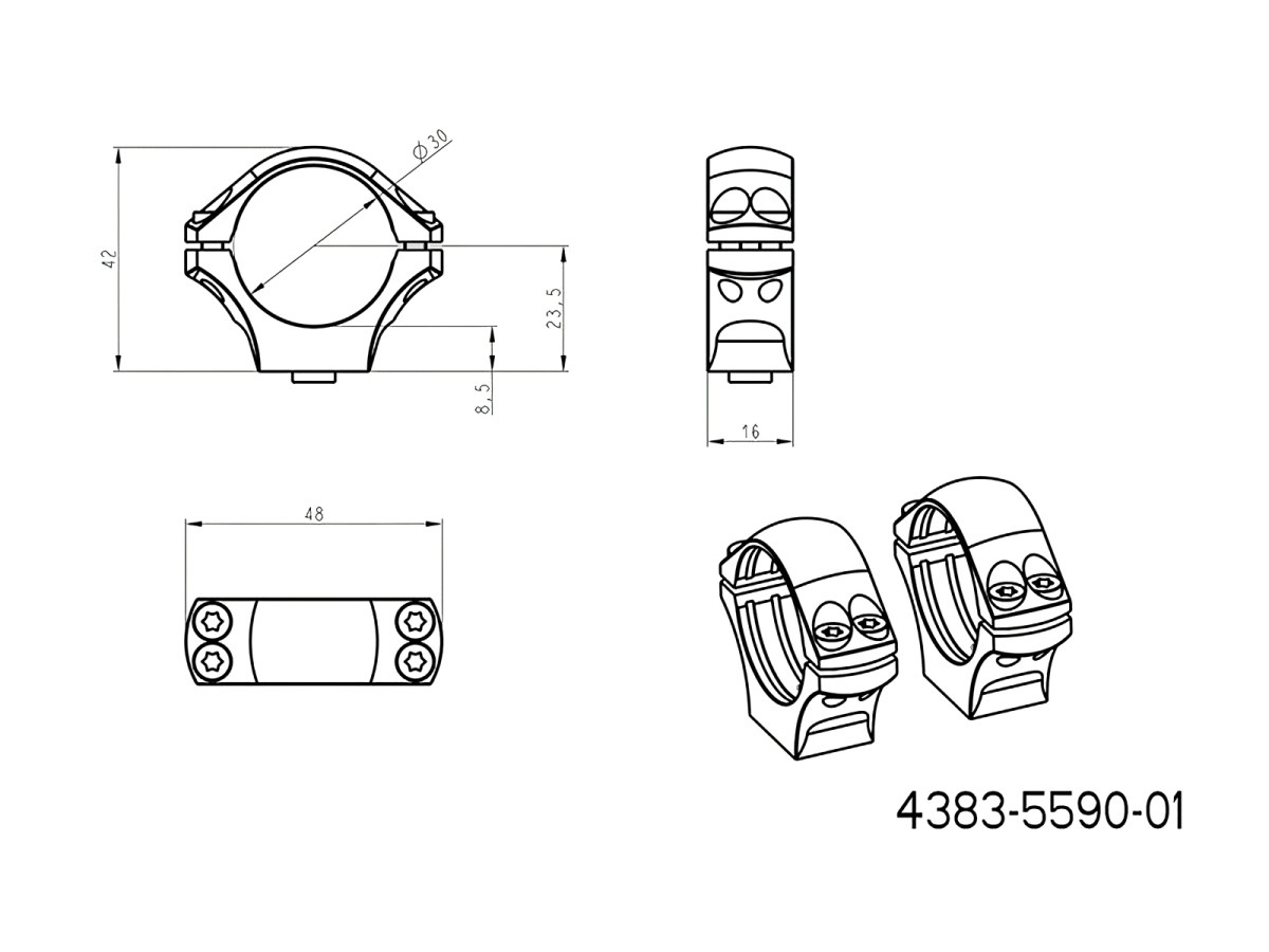 Fotografia: Krúžky JKN UNI 30mm, výška 23,5mm