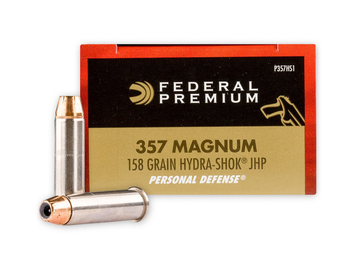 Fotografia: .357Mag. Federal Premium Personal Defense 158gr/10,24g Hydra-Shok JHP (P357HS1)
