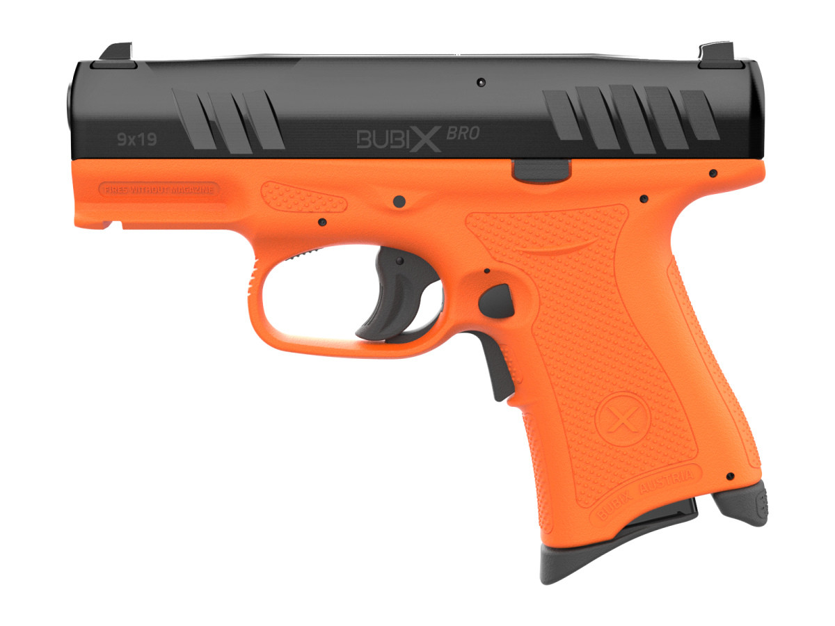 Fotografia: Demo pištoľ BUBIX BRO, kal. 9x19, Orange