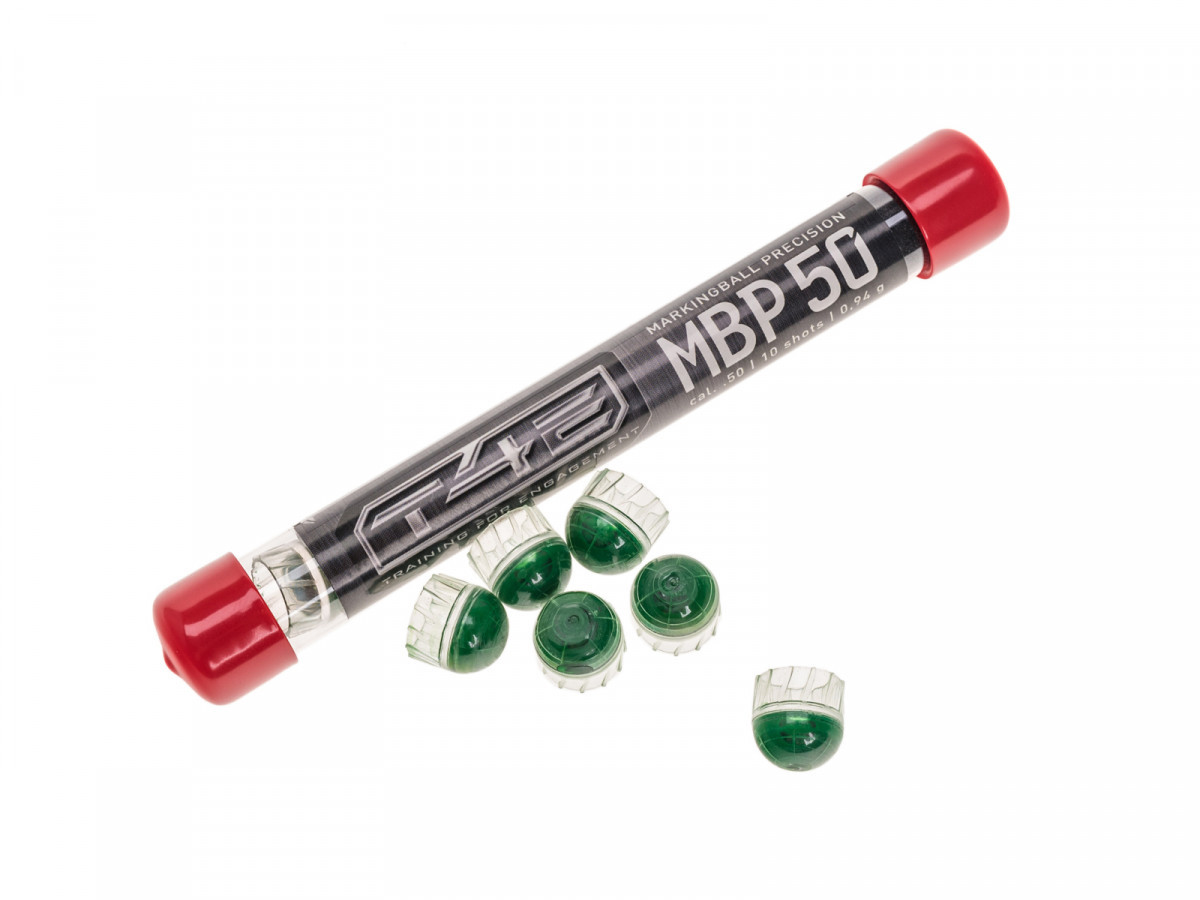 Fotografia: Strely T4E Markingball Precision MBP 50 green mark 0,94 g, kal. .50, 10 ks