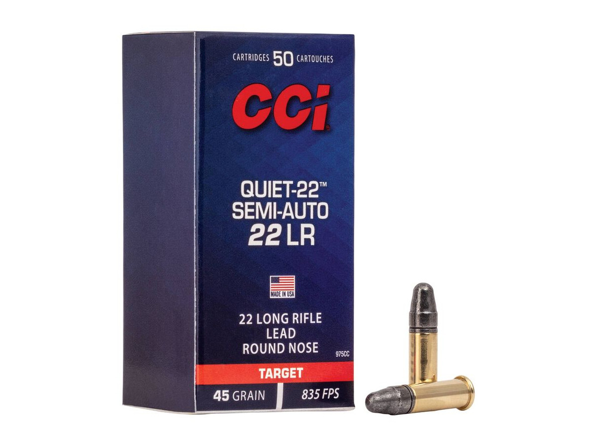 .22LR CCI Quiet-22 45gr/2,92g LRN, 50 ks (975CC)