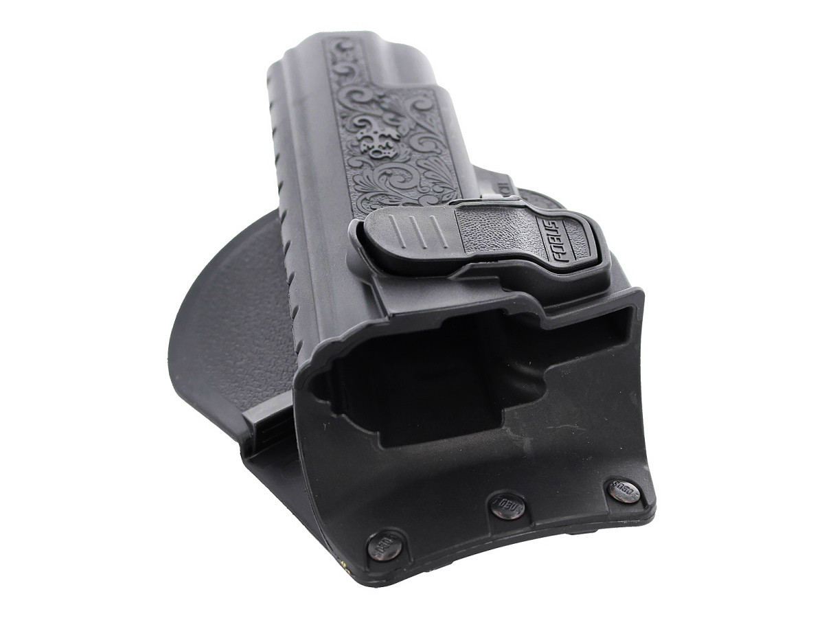 Fotografia: 1911CH LH, gravírované puzdro pre 1911 bez lišty, s pádlom, s poistkou