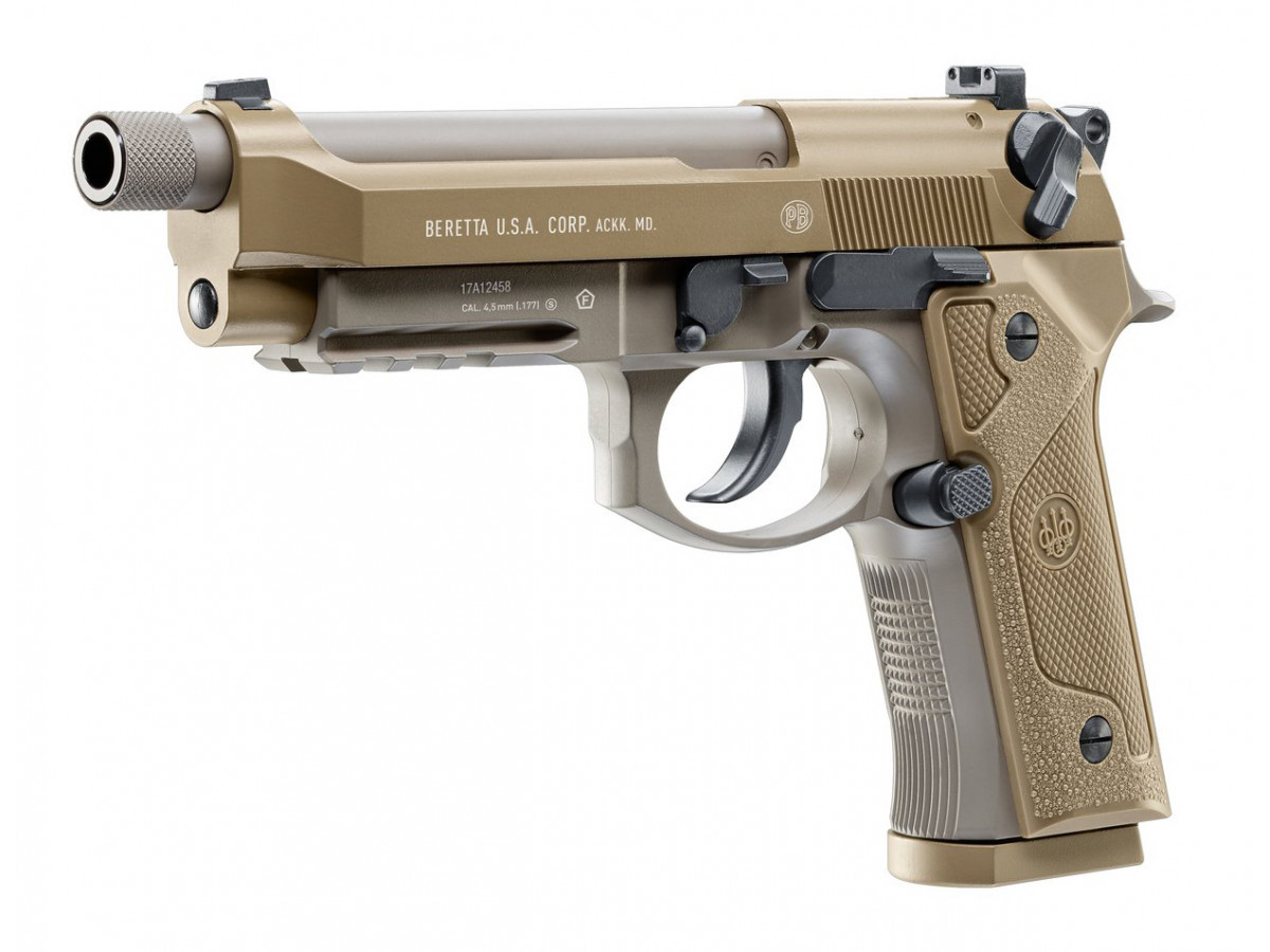 Fotografia: Pištoľ CO2 Beretta M9A3 FDE, kal. 4,5mm BB