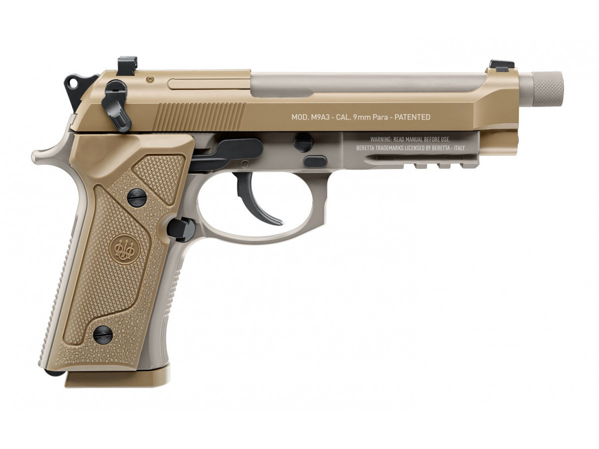 Fotografia: Pištoľ CO2 Beretta M9A3 FDE, kal. 4,5mm BB
