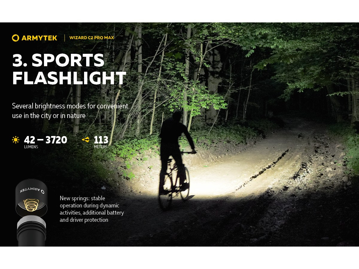 Fotografia: Armytek Wizard C2 Pro Max Magnet USB 3720lm (Warm)