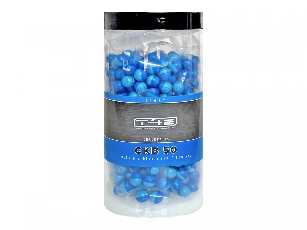 Fotografia: Strely T4E Chalkball CKB 50 blue mark 0,95 g, kal. .50, 500 ks