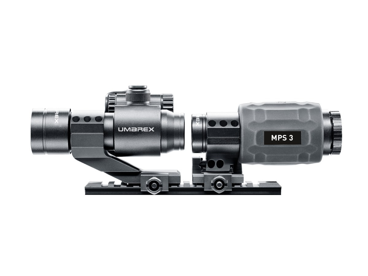 Fotografia: Kolimátor Umarex MPS 3 s výklopným zväčšovacím modulom