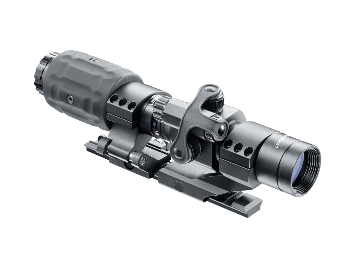 Fotografia: Kolimátor Umarex MPS 3 s výklopným zväčšovacím modulom