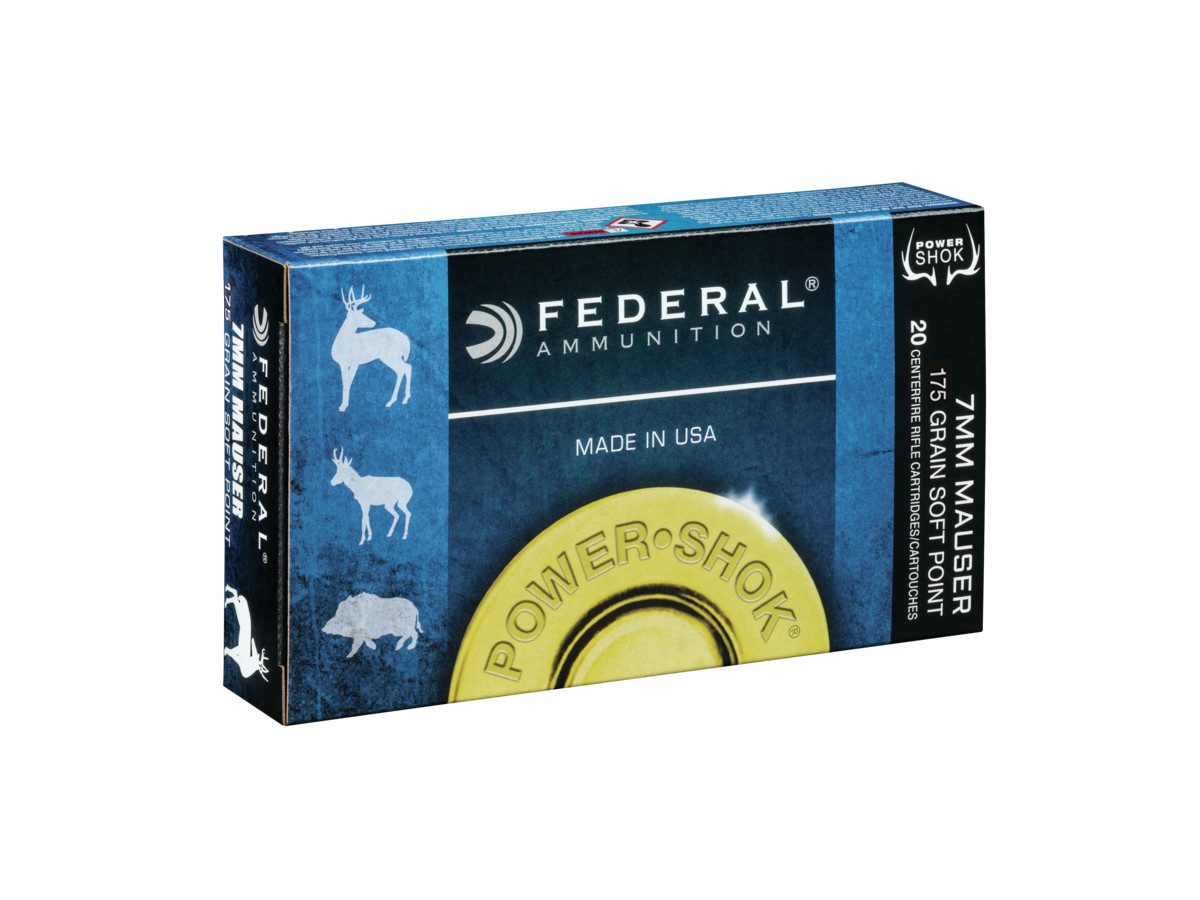 7 x 57 (7mm Mauser) Federal Power-Shok 175gr/11,34g SP RN (7A)
