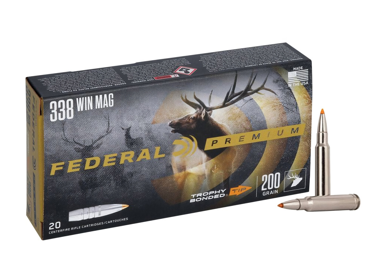 .338WinMag. Federal Premium Trophy Bonded Tip 200gr/12,96g SP (P338TT2)